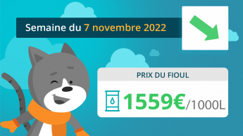 Prix du fioul semaine du 7 novembre